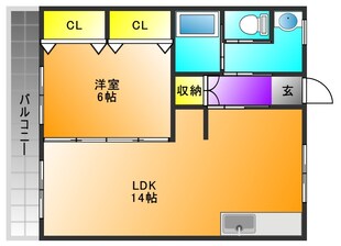 セキハイツの物件間取画像